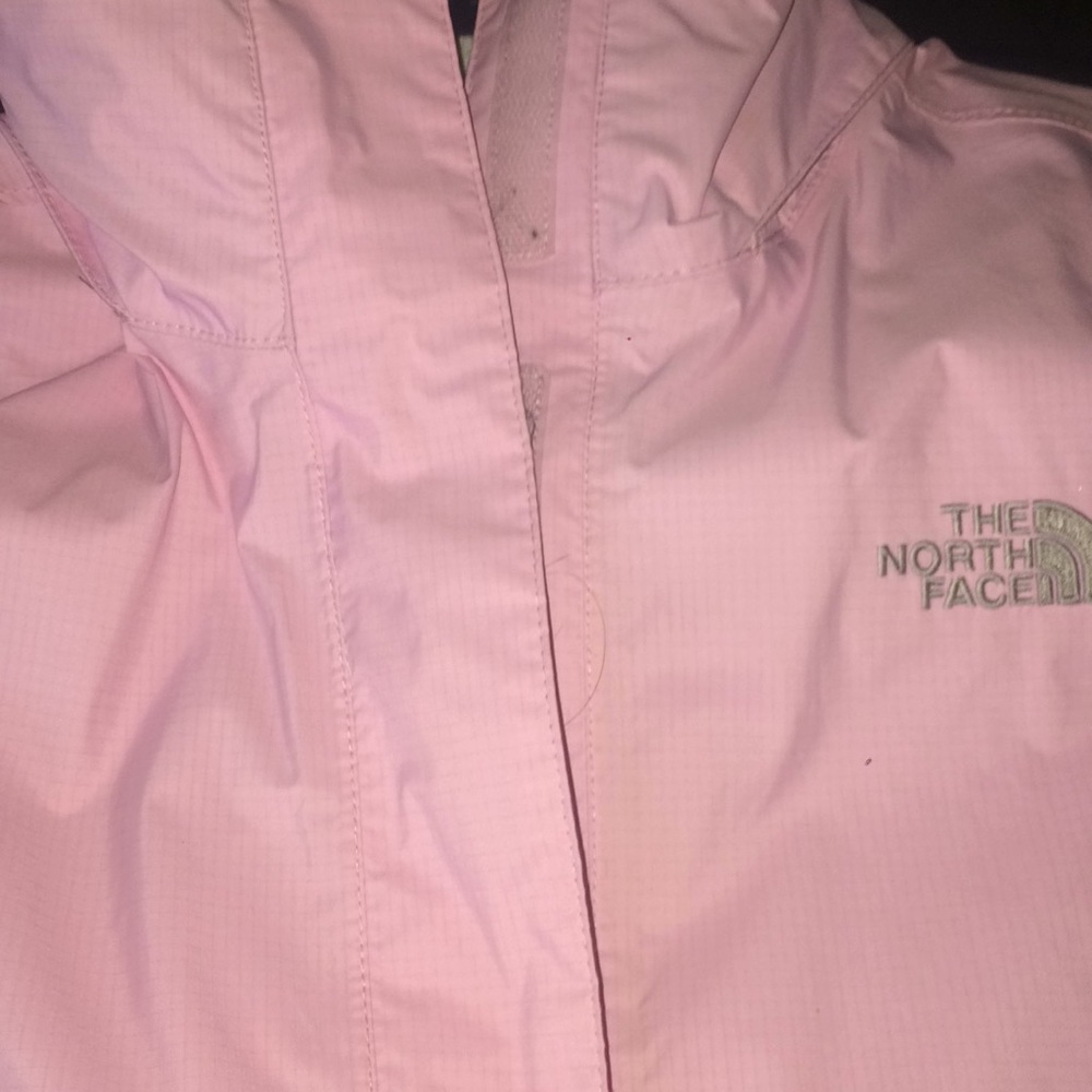 Pink north face jacket